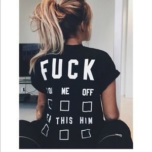 Perfect Tshirt for days you want to be left alone.